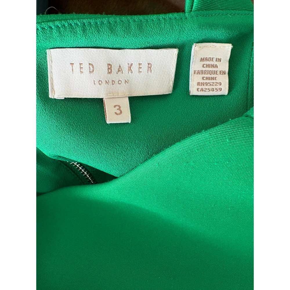 Ted Baker London Freeda Twisted Halter Dress Summer Wedding Guest Cocktail Chic - Picture 4 of 5